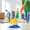 Team,Of,Professional,Janitors,In,Uniform,Cleaning,Office